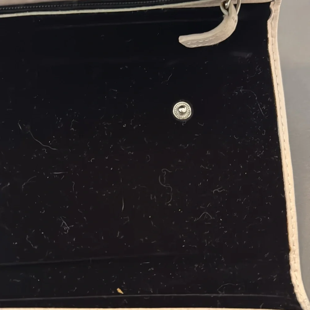 Pandora‎ Elegant Cream Clutch 10” X 4.5”
